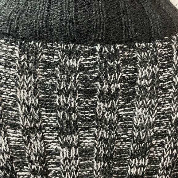 Beechers Brook Knit Cardigan, Button Up, Black and Grey, Size Med​ium - Picture 5 of 9